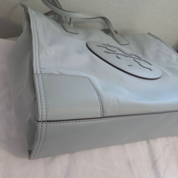 Tory Burch ELLA Tote Bag Blue Celadon - Picture 6 of 13